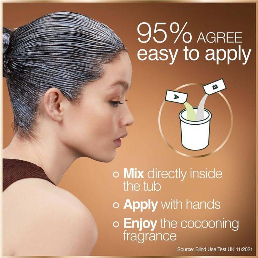 3 x Garnier Permanent Hair Colour - 4.0 Cacao Brown