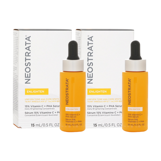 2 x Neostrata Enlighten 15% Vitamin C & PHA Serum 15mL