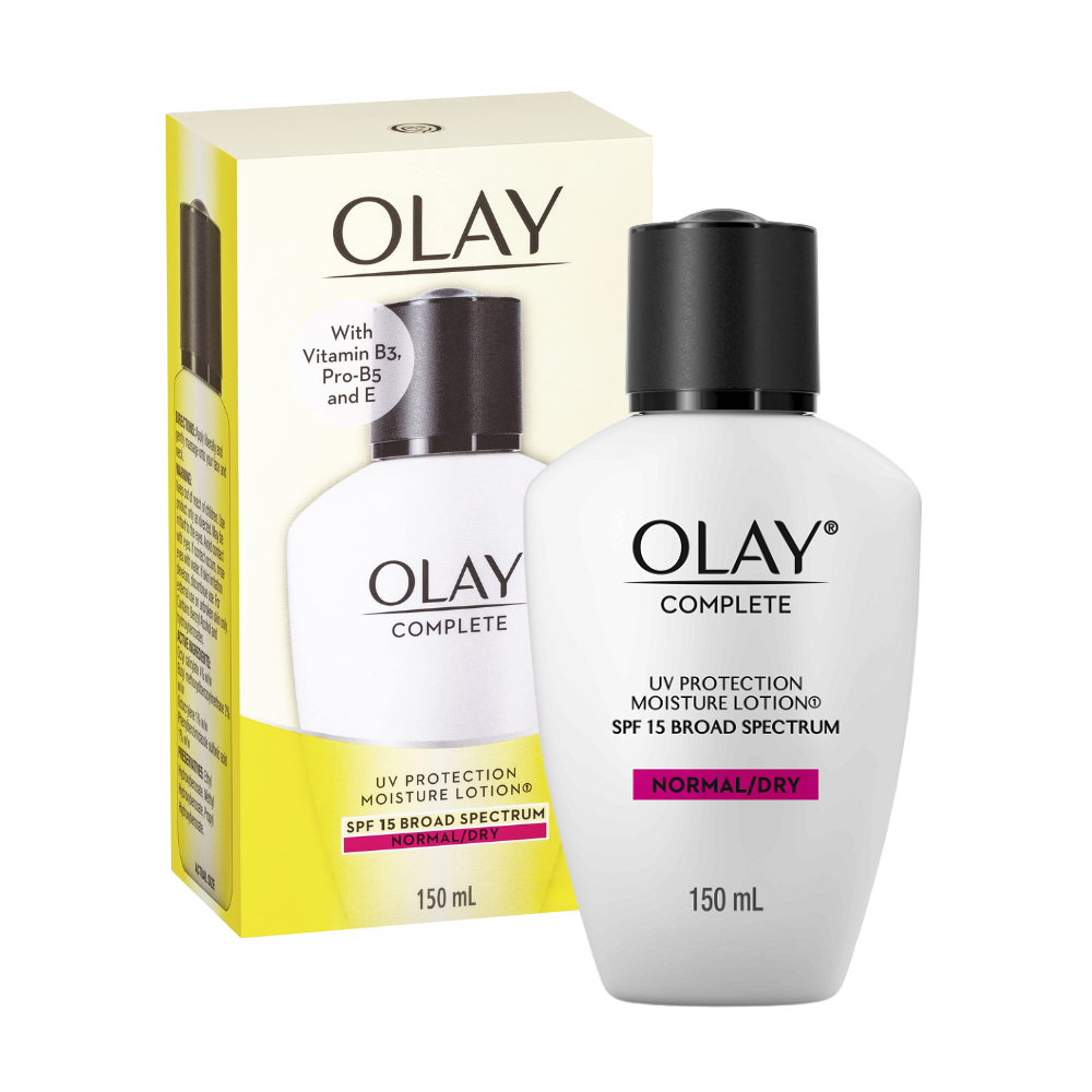 3 x Olay Complete UV Protection Moisture Lotion SPF15 Normal/Dry Skin 150mL