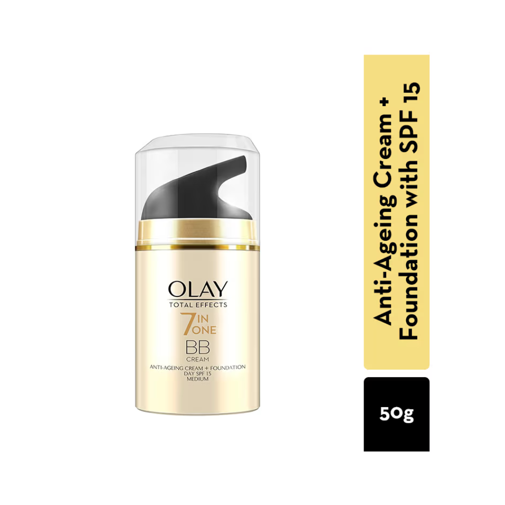 3 x Olay Total Effects 7-in-1 Touch of Foundation BB Cream SPF15 50g