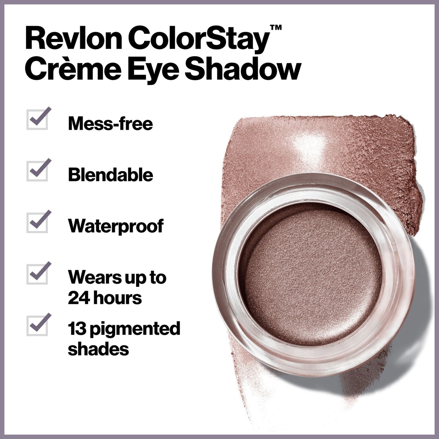 2 x Revlon ColorStay Creme Eye Shadow 5.2g - 745 Cherry Blossom