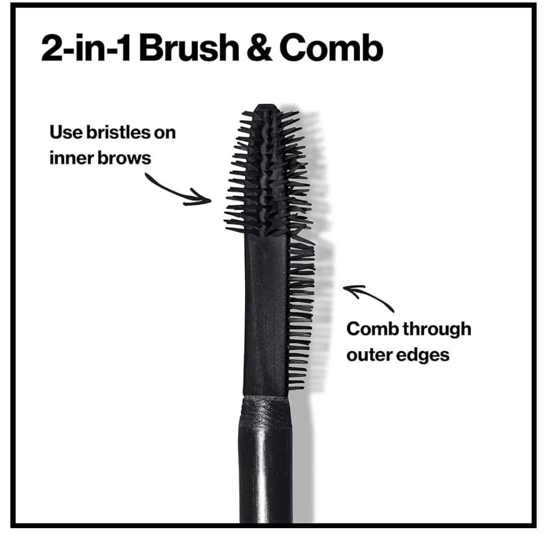 2 x Revlon ColorStay Brow Fiber Filler 6.8g - 305 Dark Brown