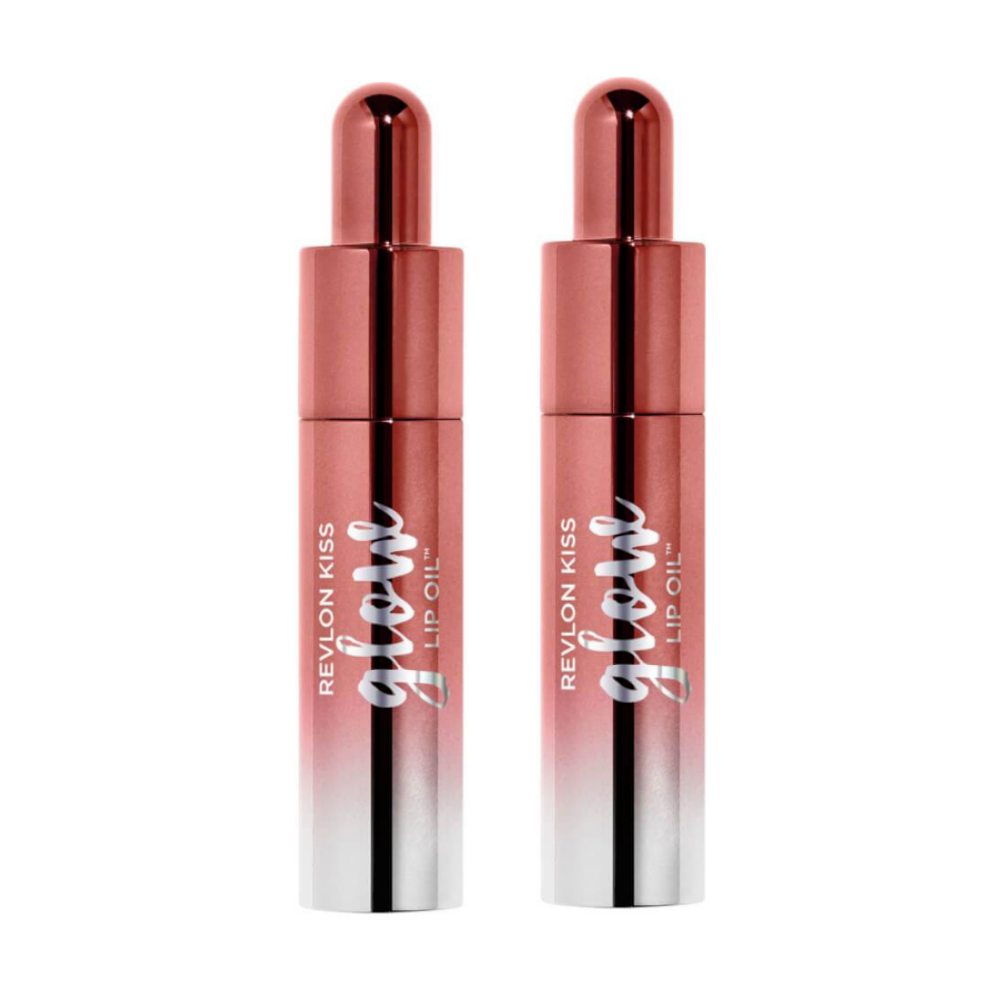 2 x Revlon Kiss Glow Lip Oil 7.1mL - 003 M.V.Peach