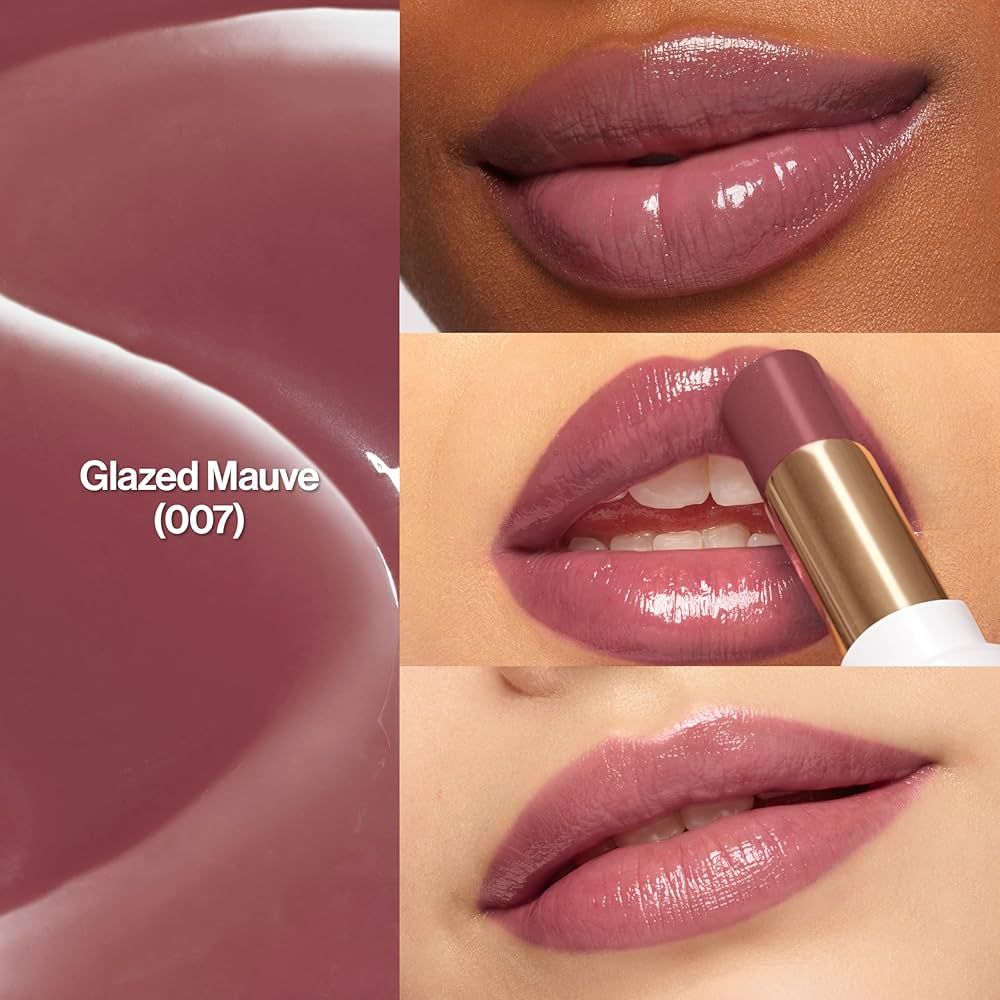 2 x Revlon Super Lustrous Glass Shine Lipstick 3.1g - 007 Glazed Mauve