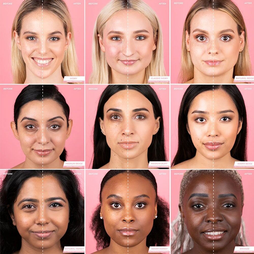 2 x MCoBeauty Miracle Hydro Glow Oil Free Foundation 30mL - Medium Beige