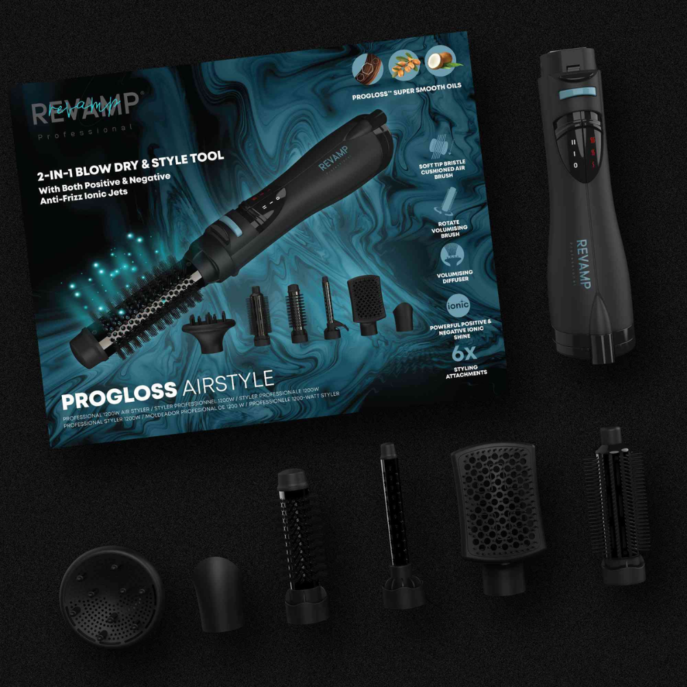 Revamp Progloss Airstyle 2-In-1 Hair Styling Tool