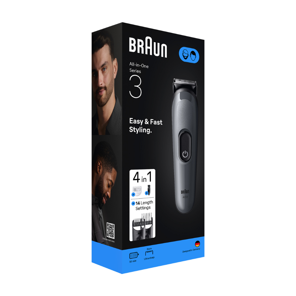 Braun All-in-One Series 3 Trimmer Style Kit AIO3500