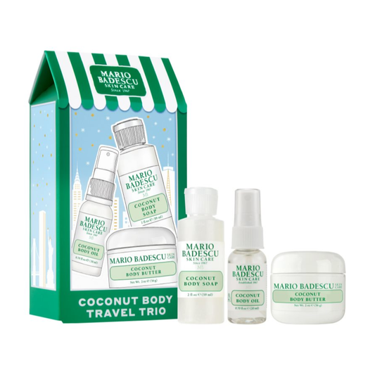 Mario Badescu Coconut Body Travel Trio Holiday Gift Set