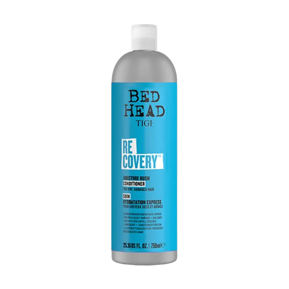 TIGI Bed Head Recovery Moisture Rush Shampoo & Conditioner 750mL Duo
