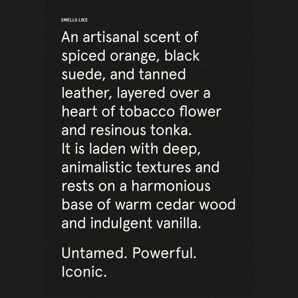 The Aromatherapy Co. Smith & Co. Pillar Candle 250g - Tabac & Cedarwood