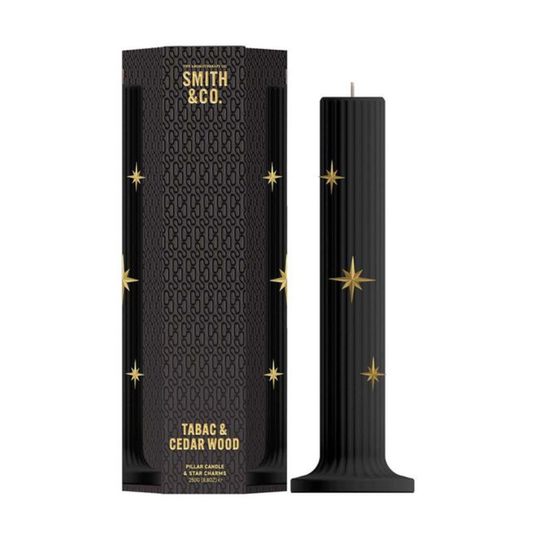 The Aromatherapy Co. Smith & Co. Pillar Candle 250g - Tabac & Cedarwood
