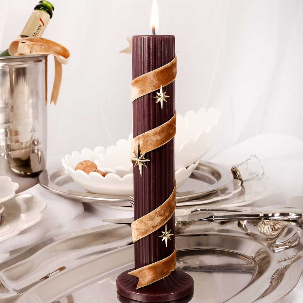 The Aromatherapy Co. Smith & Co. Pillar Candle 250g - Black Oud & Saffron