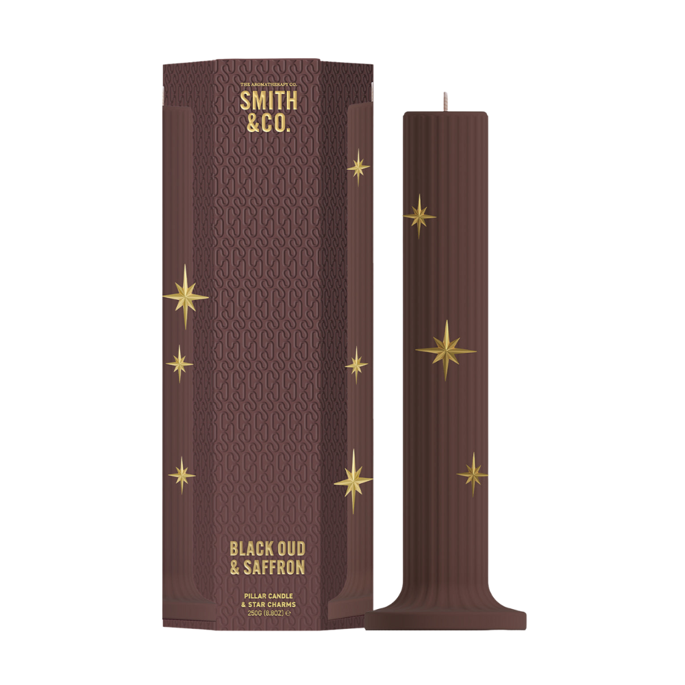The Aromatherapy Co. Smith & Co. Evening Glow Pillar Candle Set 4x250g