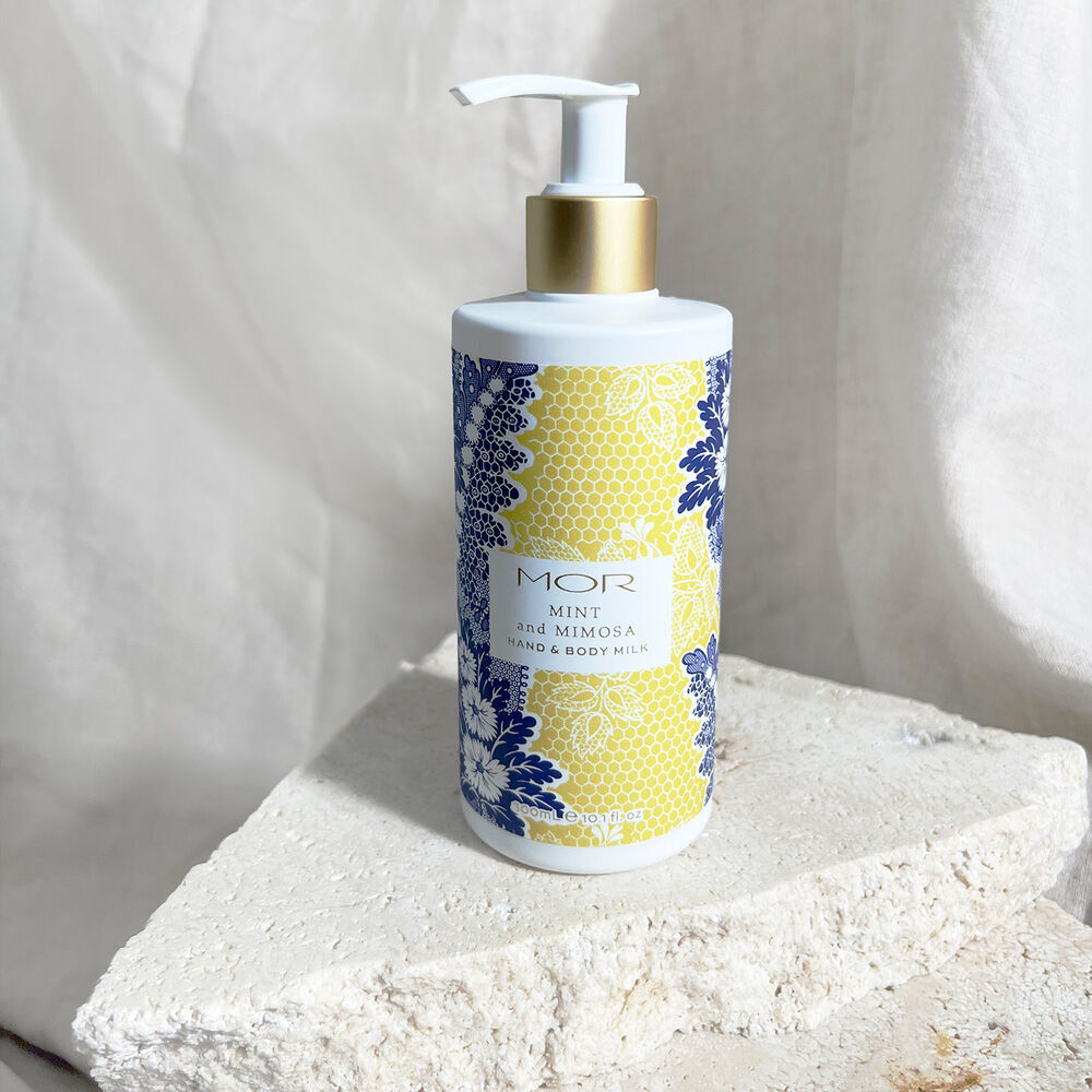 3 x MOR Boutique Jardiniere Bath & Shower Gel 300mL - Mint & Mimosa