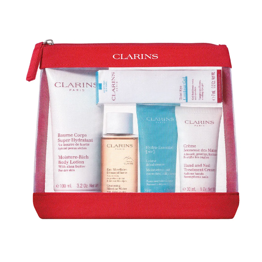 Clarins Head To Toe Moisturising Essentials 5 Piece Gift Set