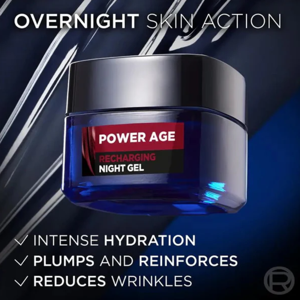 L'Oreal Paris Men Expert Power Age Night Gel & Serum Duo