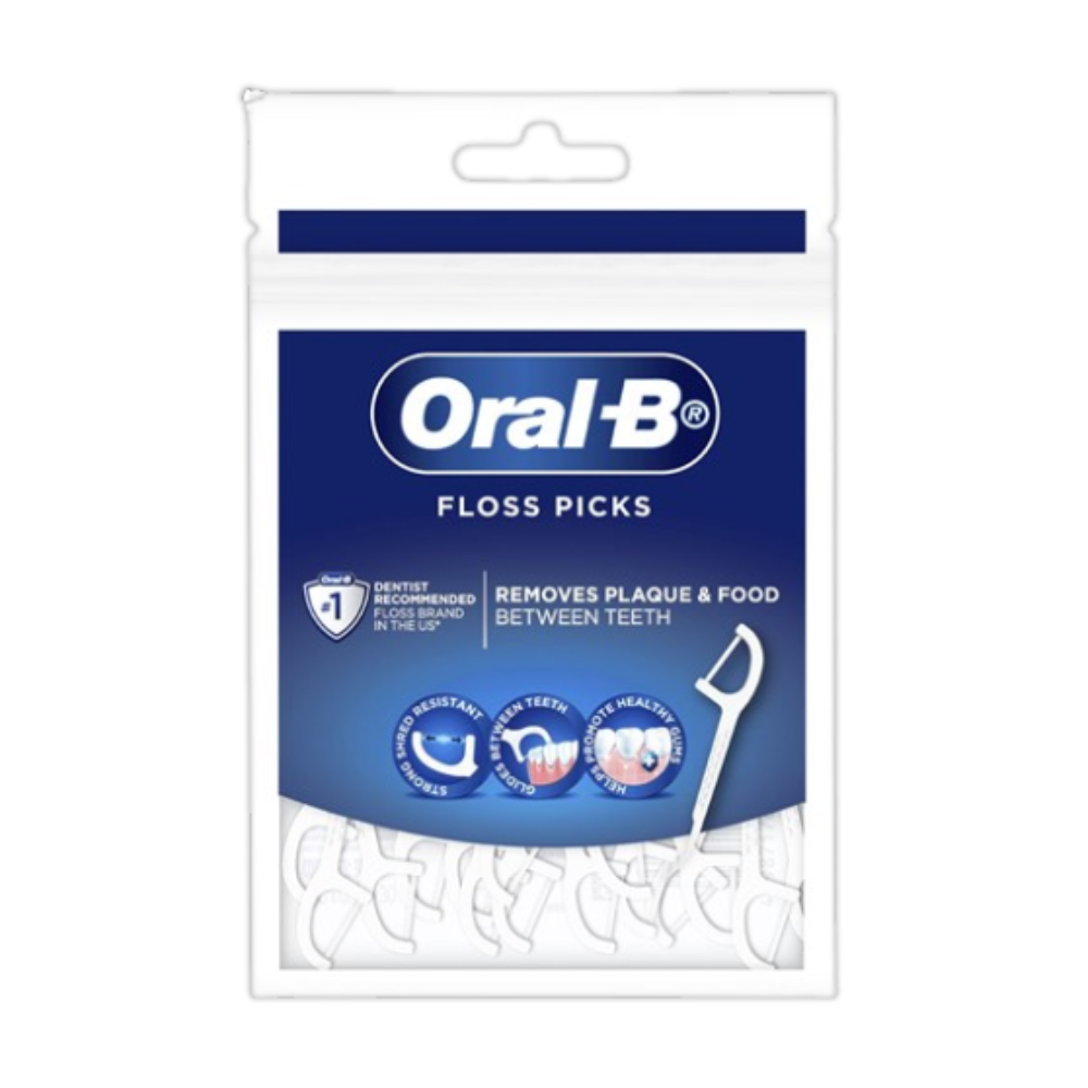 6 x Oral-B Floss Picks Mint Flavour 30 Pack