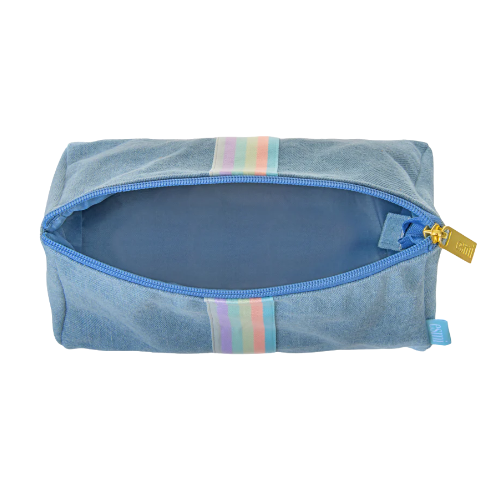 Esmi Hair Care & Toiletries Bag - Limited Edtion Denim