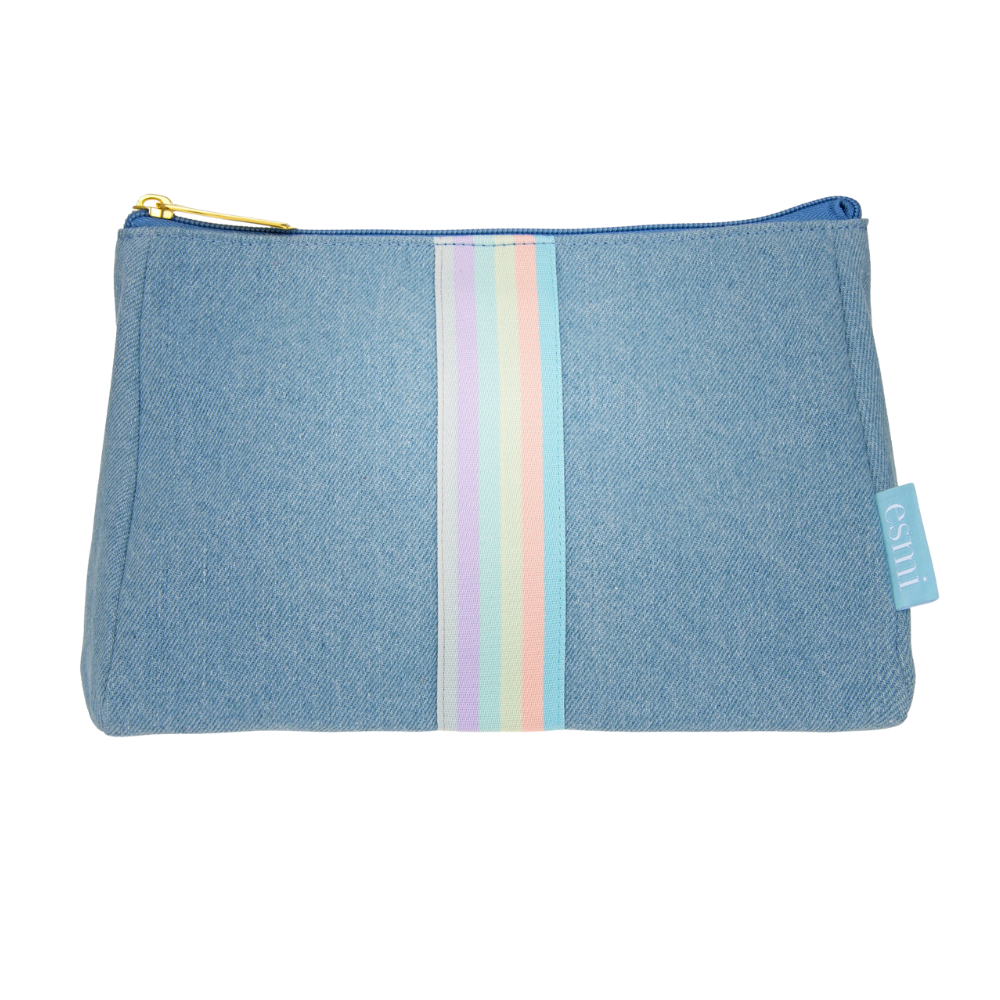 Esmi Hair Care & Toiletries Bag - Limited Edtion Denim