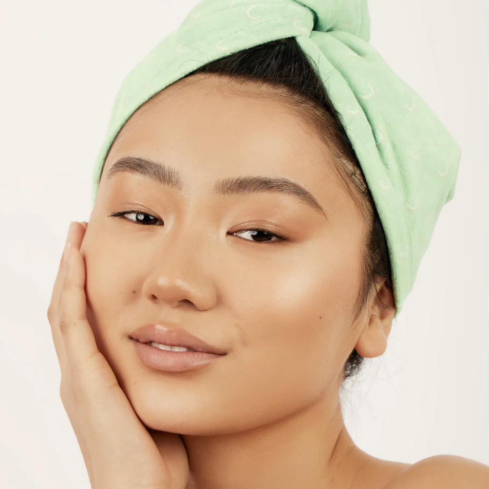 Esmi Microfibre Hair Wrap - Green