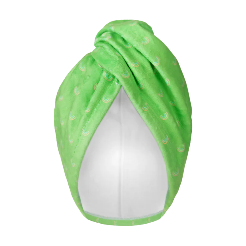 Esmi Microfibre Hair Wrap - Green
