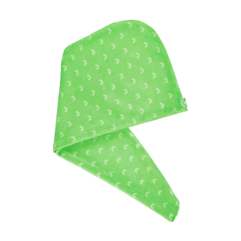 Esmi Microfibre Hair Wrap - Green