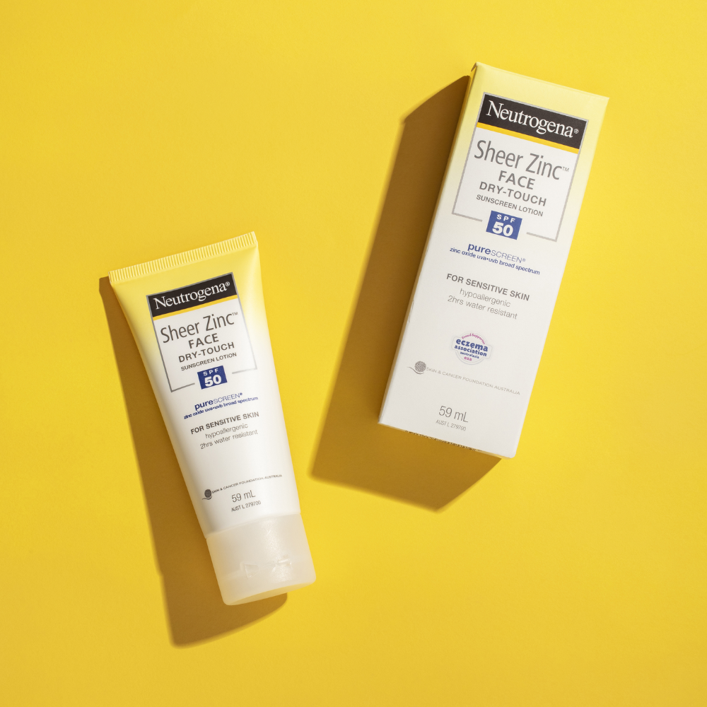 Neutrogena Sheer Zinc Body Lotion SPF50 88mL