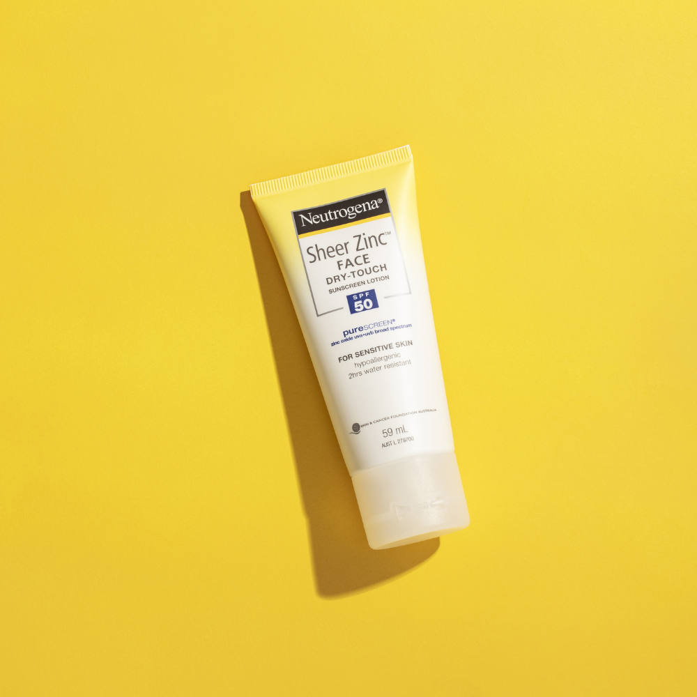 Neutrogena Sheer Zinc Face Lotion SPF50 59mL