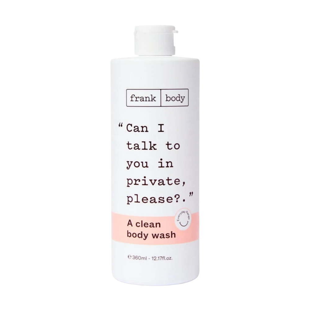 3 x Frank Body A Clean Body Wash Unscented 360mL