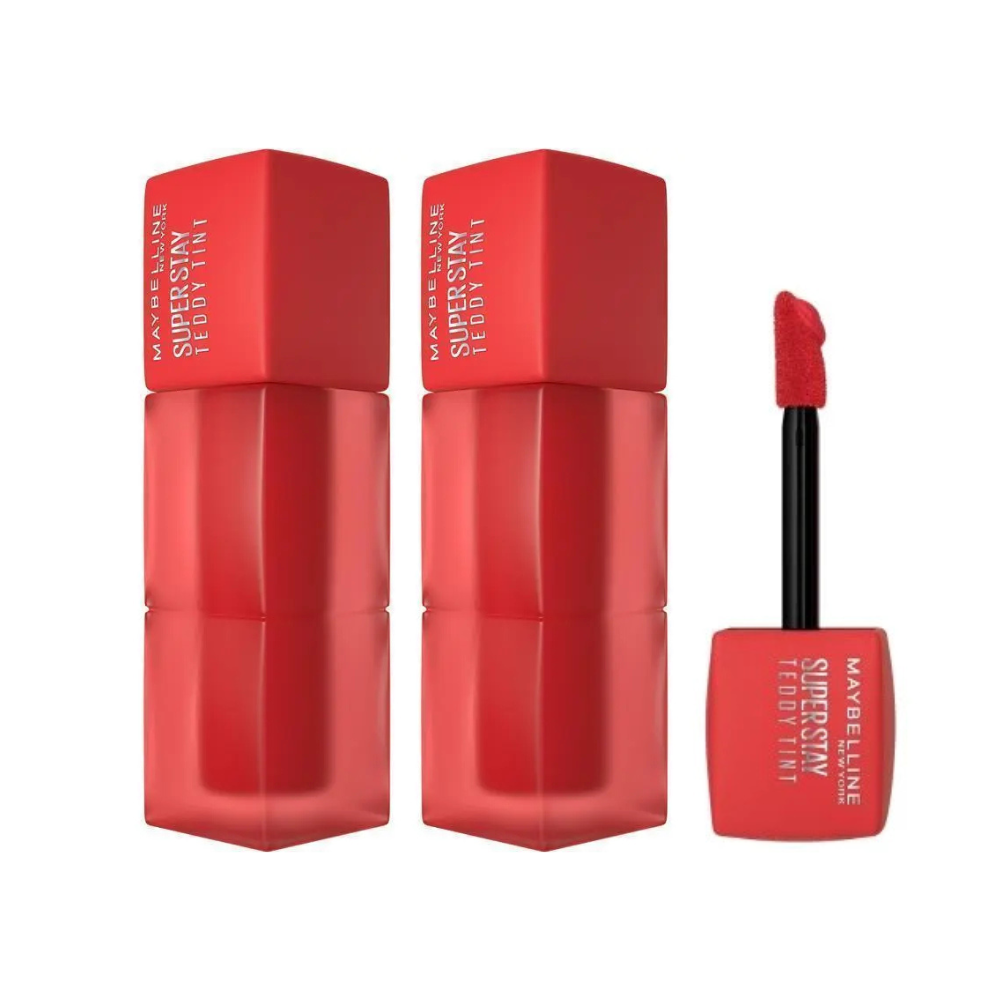 2 x Maybelline Superstay Teddy Tint Lipstick 5mL - 30 Coquettish