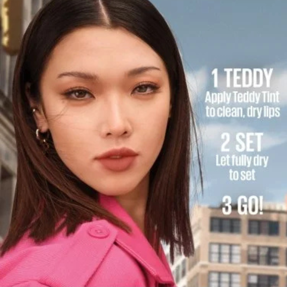 2 x Maybelline Superstay Teddy Tint Lipstick 5mL - 15 Skinny Dip