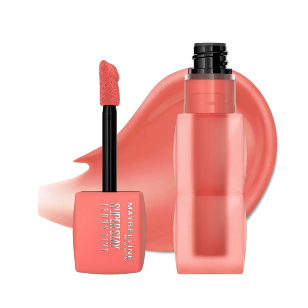 2 x Maybelline Superstay Teddy Tint Lipstick 5mL - 25 Baby Tee