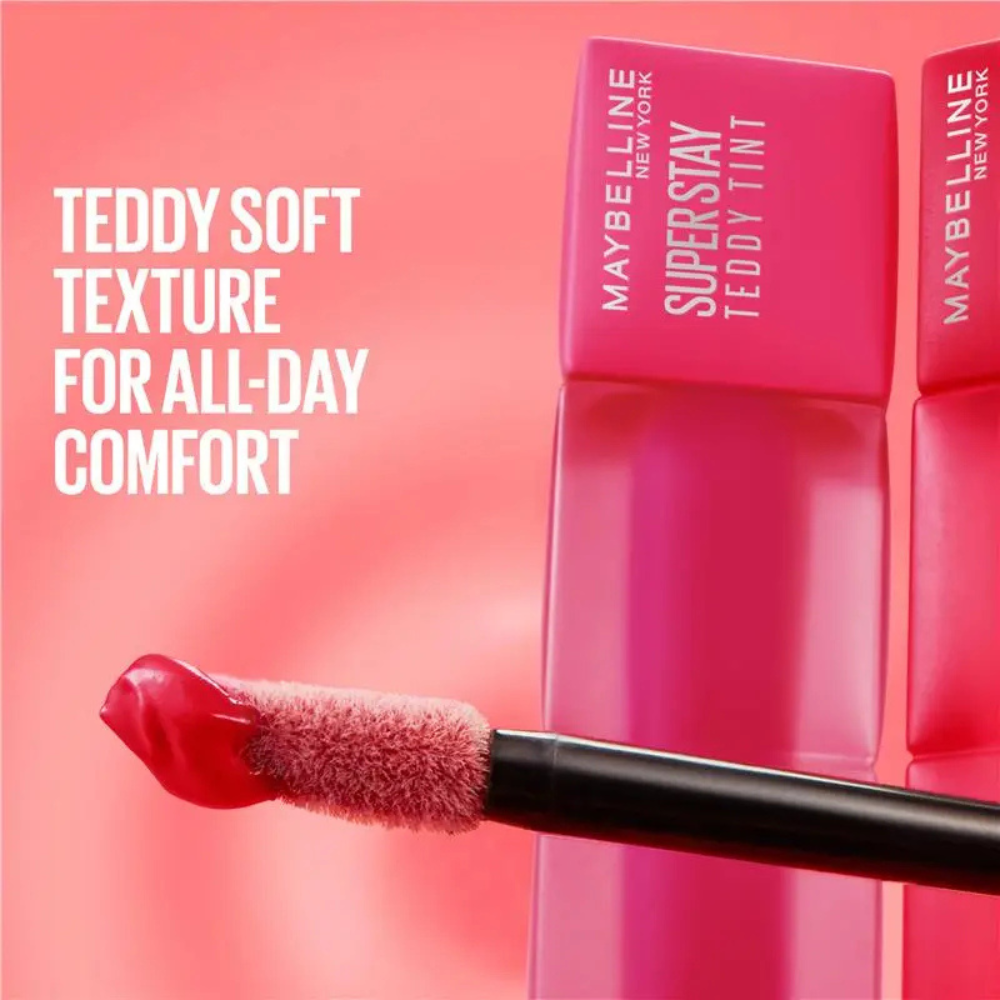 2 x Maybelline Superstay Teddy Tint Lipstick 5mL - 25 Baby Tee