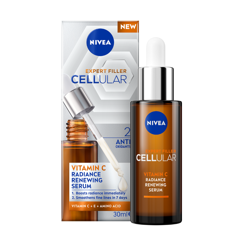 3 x Nivea Cellular Expert Vitamin C Radiance Renewing Serum 30mL