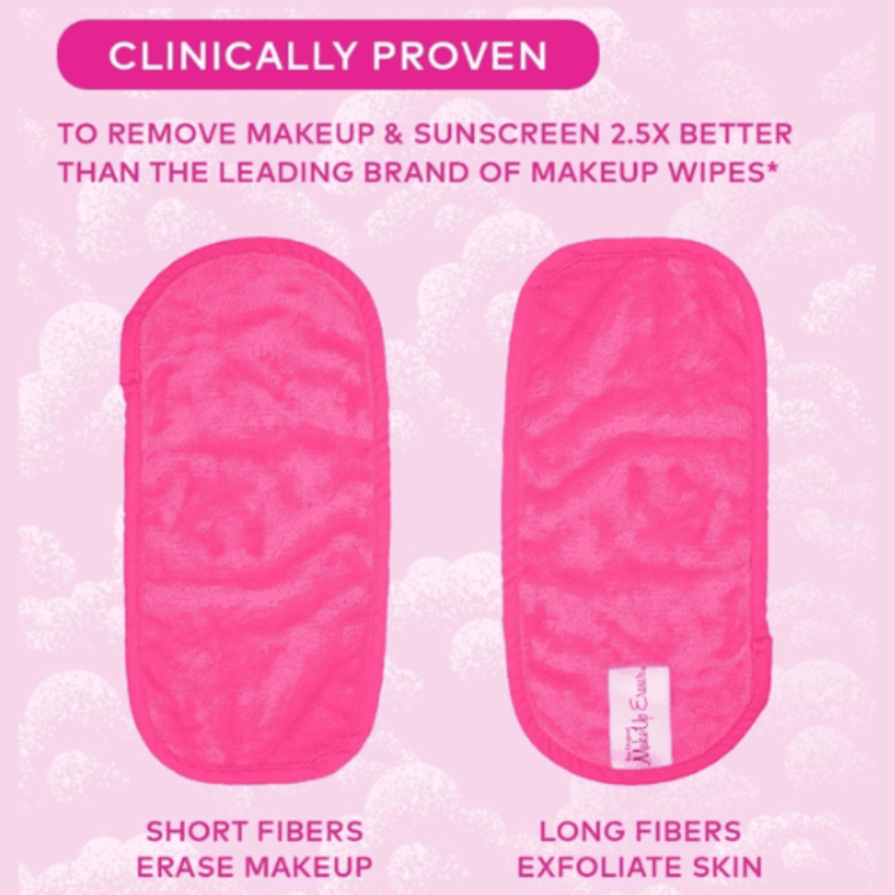The Original Makeup Eraser Pocket Pro Cloth + Travel Bag - Pink
