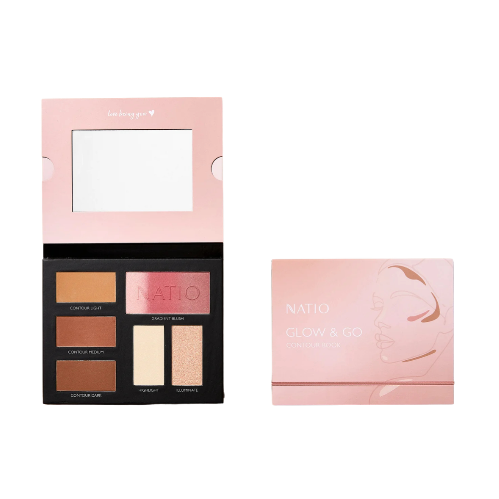 Natio Glow & Go Contour Book 30g
