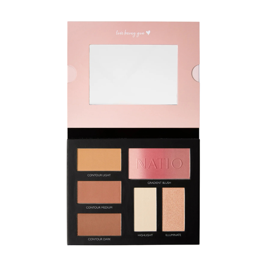 Natio Glow & Go Contour Book 30g