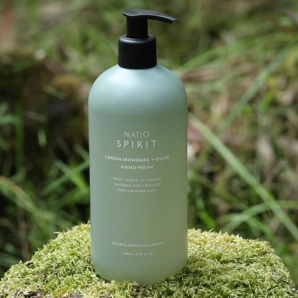 3 x Natio Spirit Lemon Ironbark + Olive Hand Wash 300mL