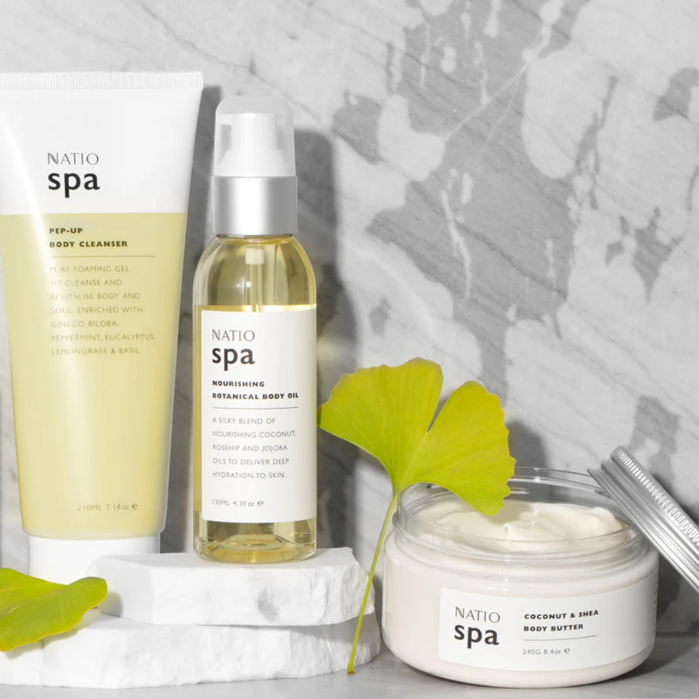3 x Natio Spa Nourishing Botanical Body Oil 130mL