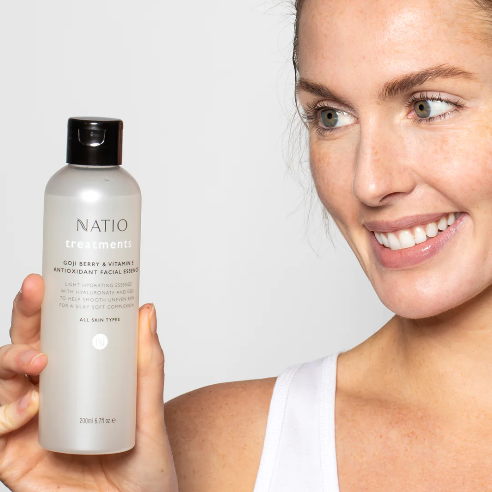 Natio Treatments Goji Berry & Vitamin E Antioxidant Facial Essence 200mL