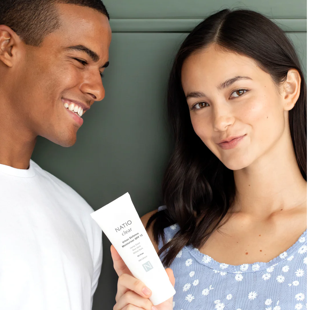 2 x Natio Clear Urban Defence Moisturiser SPF15 100mL