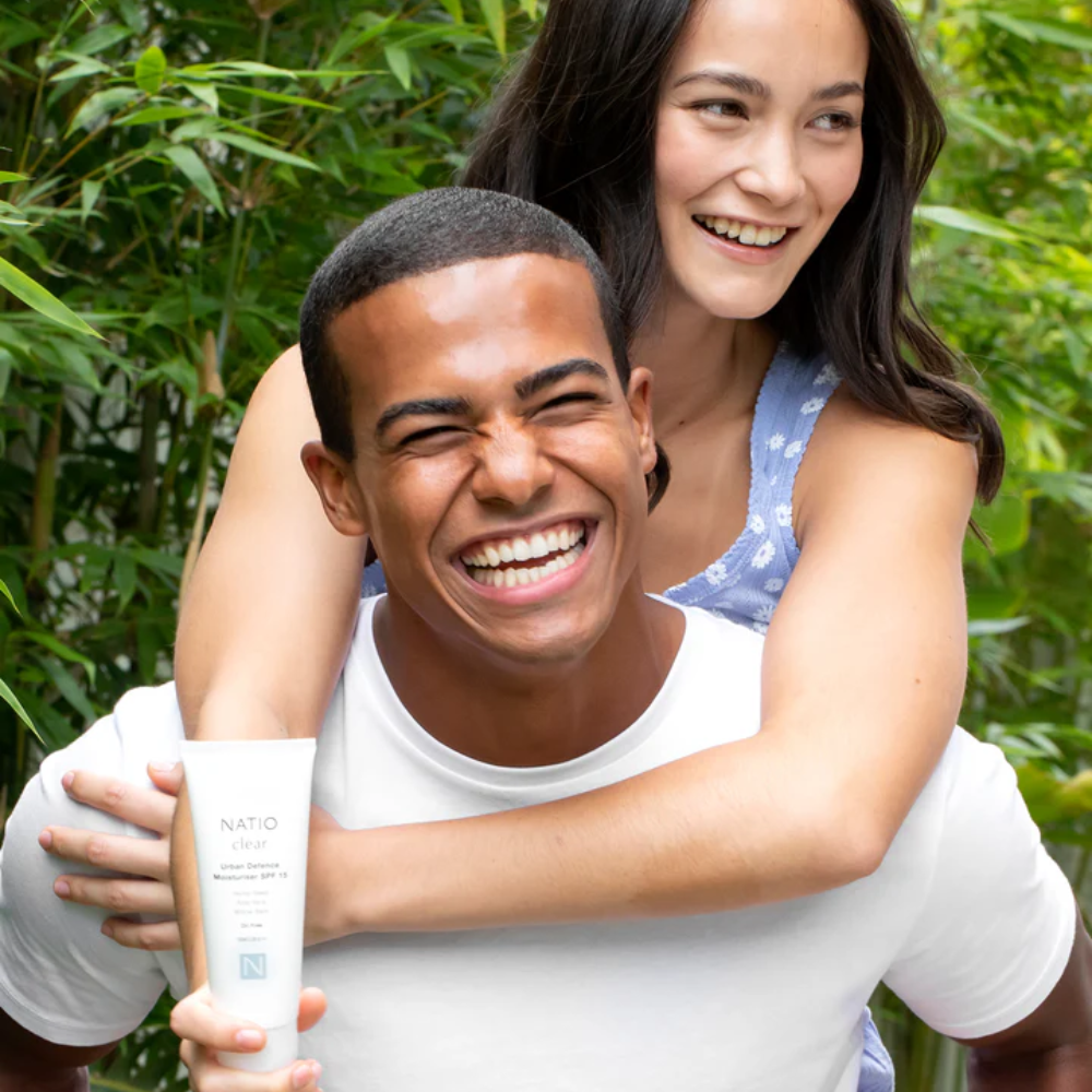 2 x Natio Clear Urban Defence Moisturiser SPF15 100mL