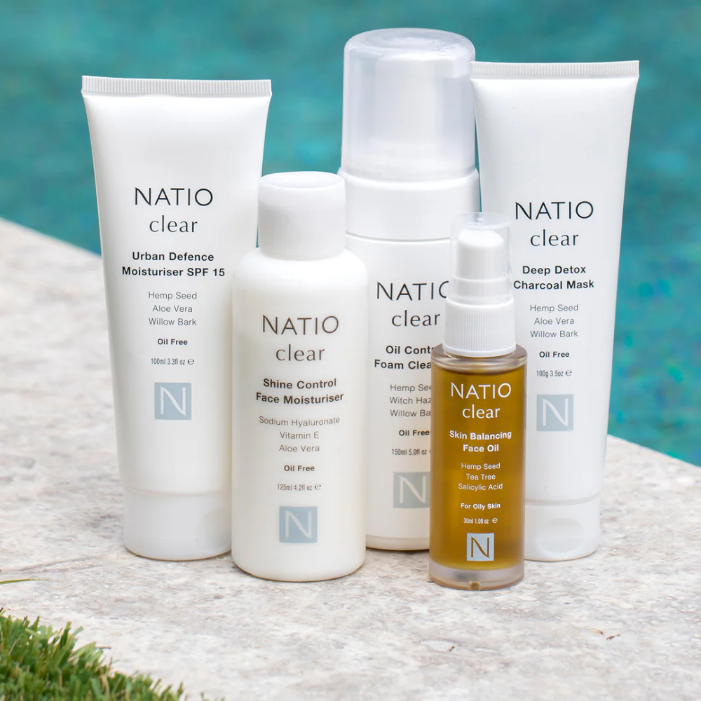 2 x Natio Clear Urban Defence Moisturiser SPF15 100mL