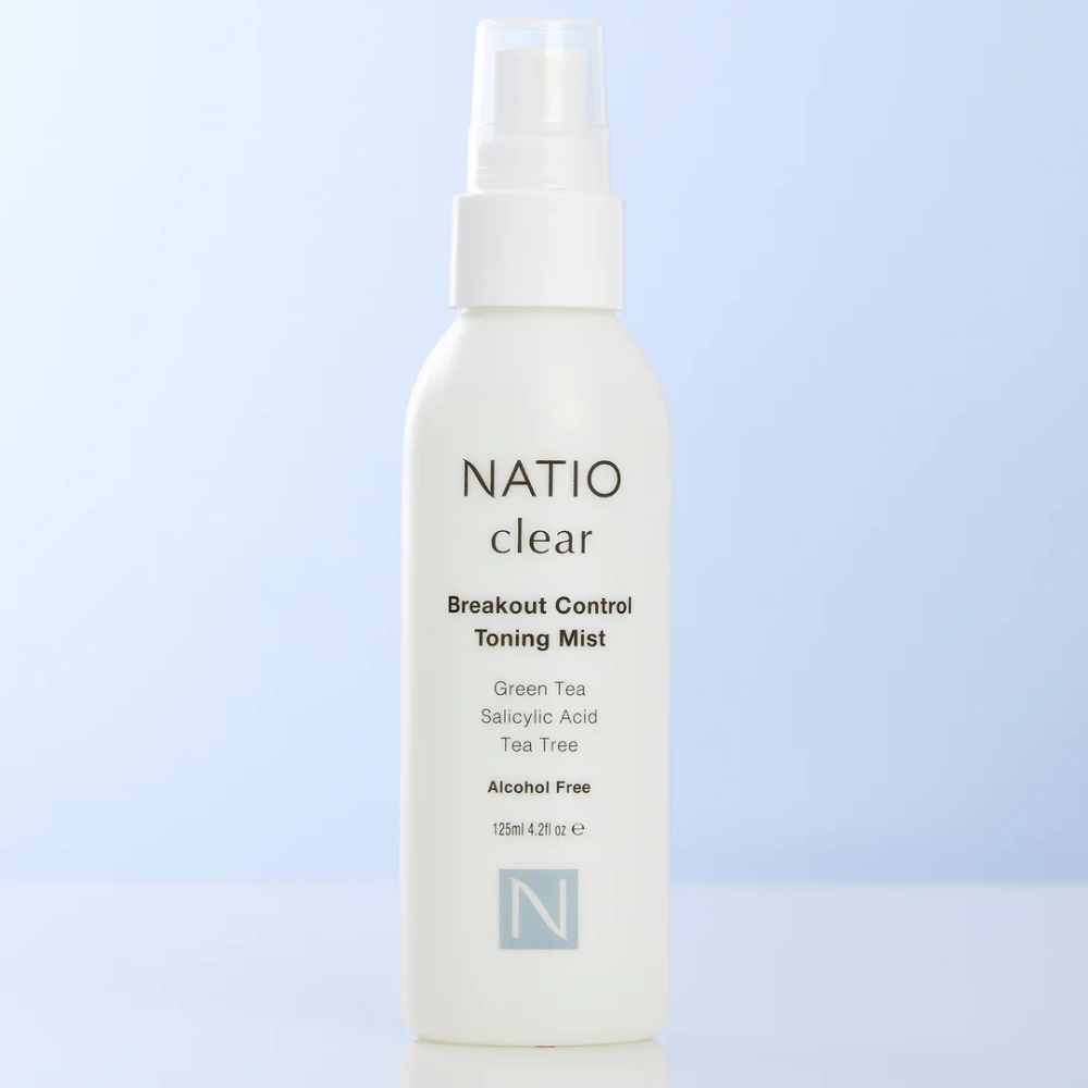 2 x Natio Clear Breakout Control Toning Mist 125mL