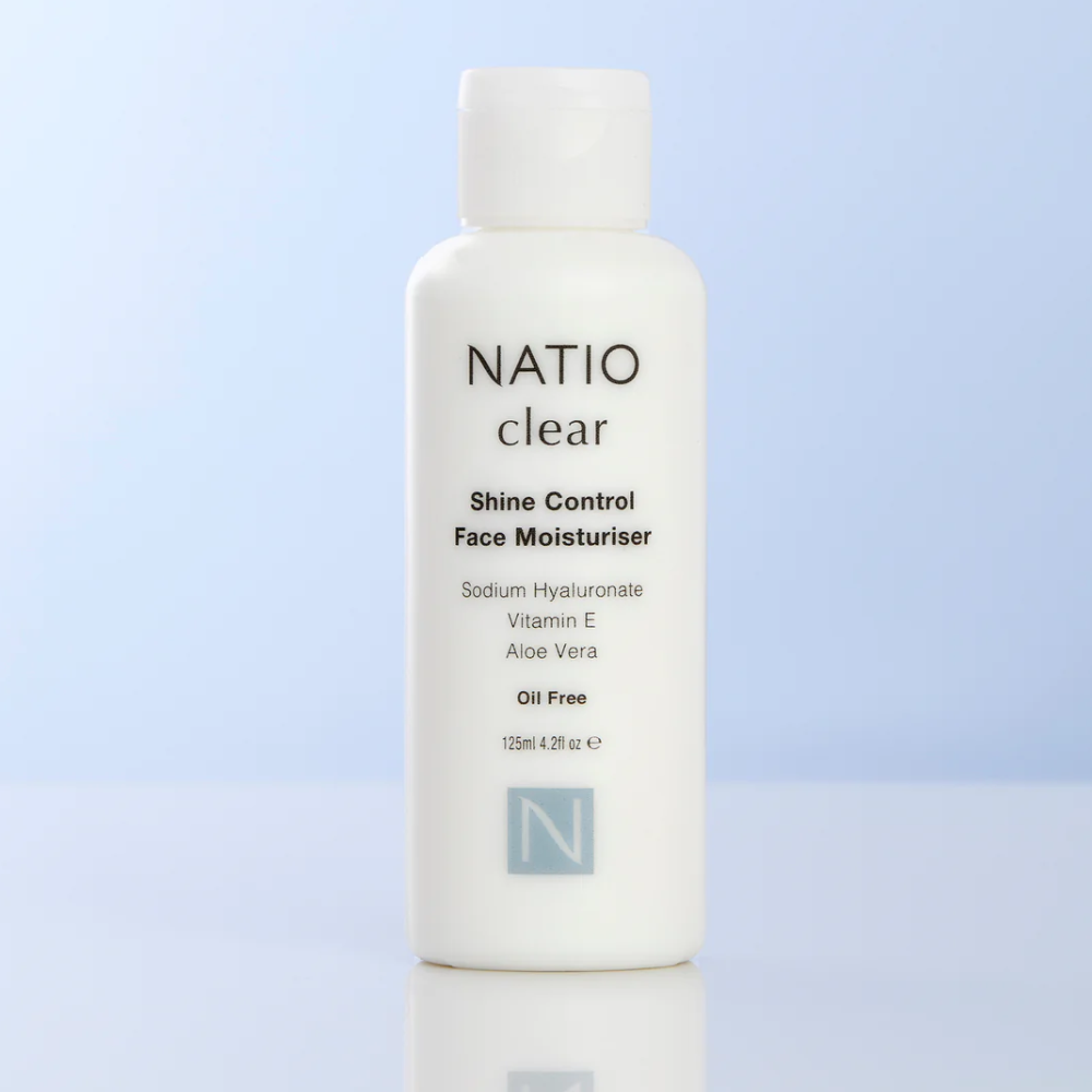 2 x Natio Clear Shine Control Face Moisturiser 125mL
