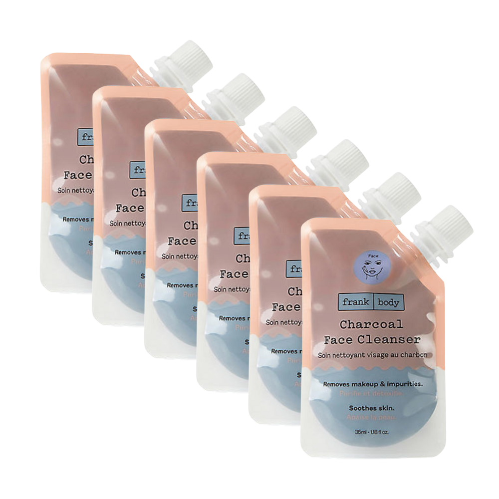 6 x Frank Body Charcoal Face Cleanser 35mL