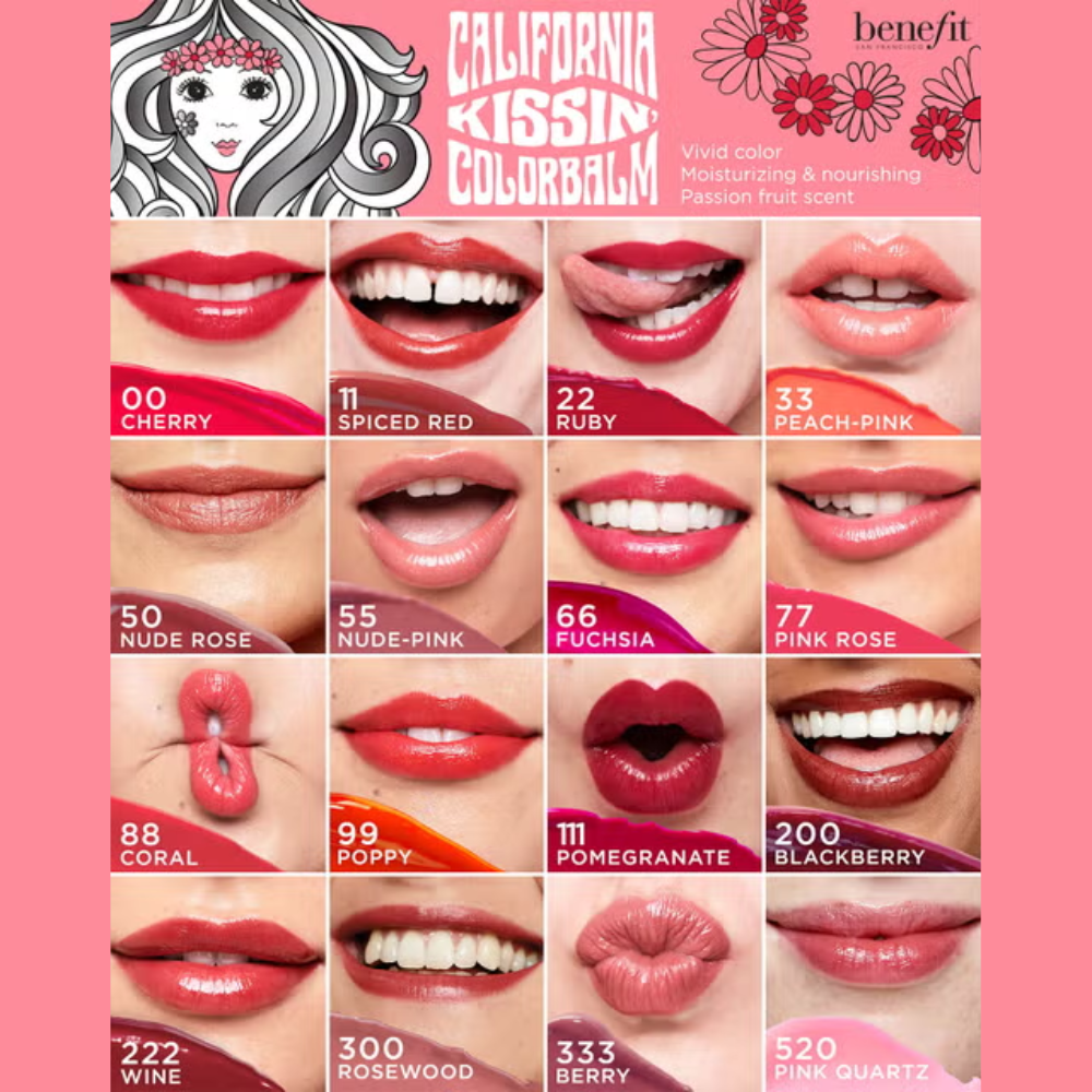 Benefit California Kissin' ColorBalm Lip Balm 3g - 99 Poppy