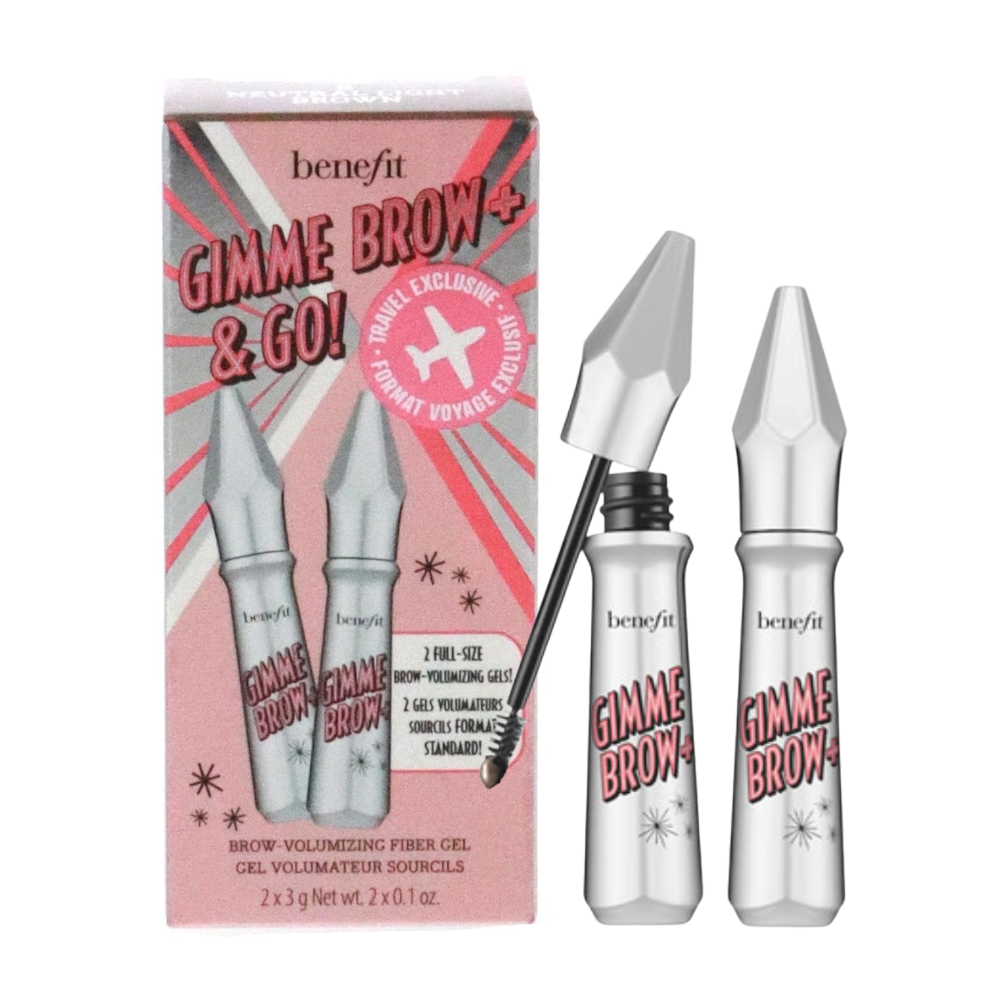 Benefit Gimme Brow+ & Go Duo Travel Gift Set 2x3g - 03 Neutral Light Brown