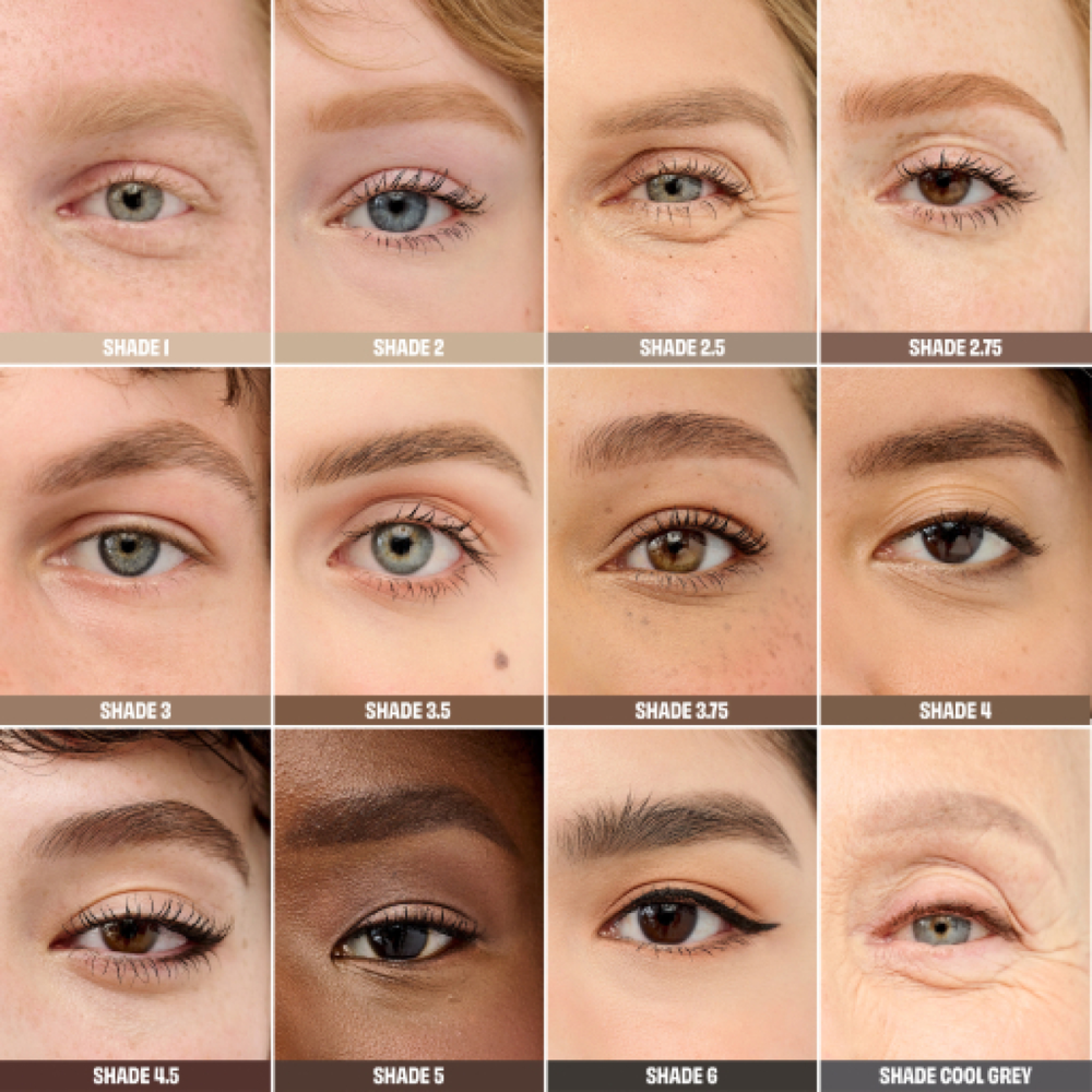 Benefit Goof Proof Getaway Brow Duo Set 2x0.034g - 04 Warm Deep Brown