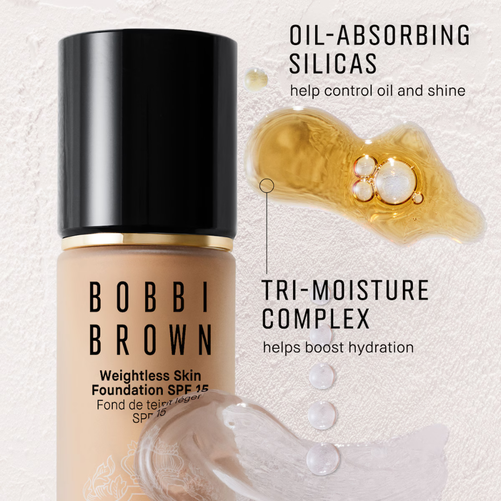 Bobbi Brown Weightless Skin Foundation SPF15 30mL - Warm Porcelain W-016